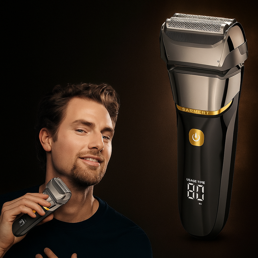Rechargeable Aluminum Men's Electric Shaver