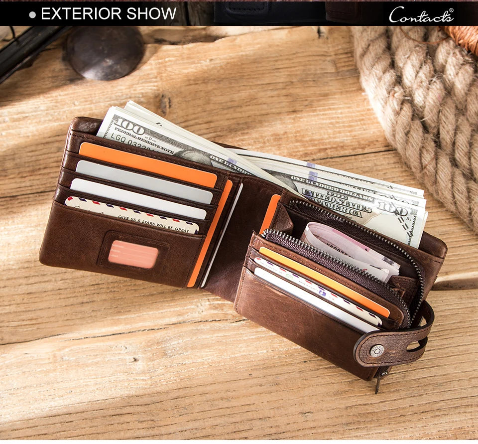 Men's Highly Durable Leather Wallet