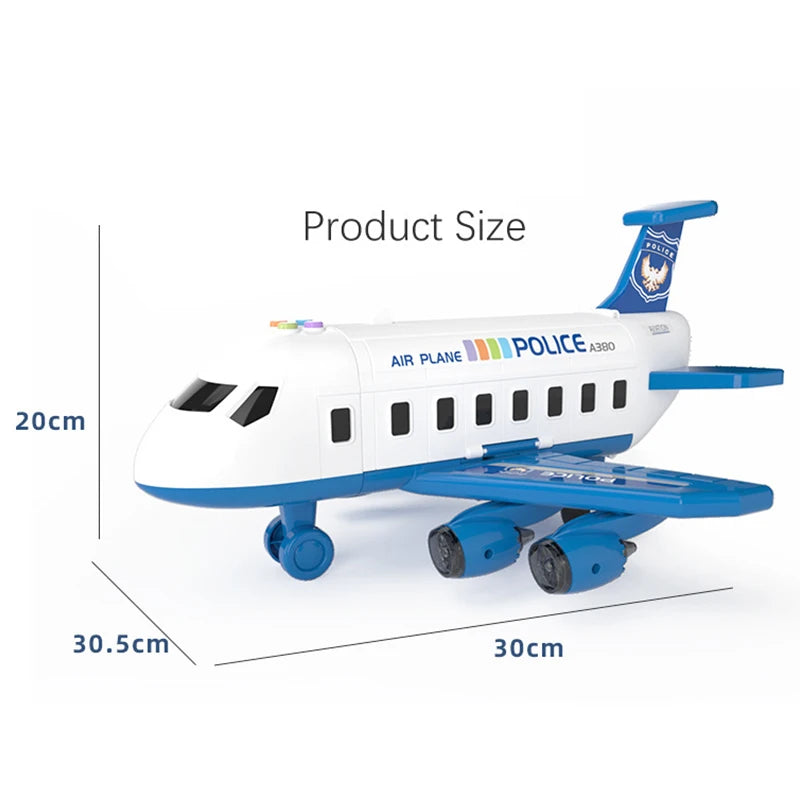 Inertia Track Large Passenger Plane for Children's Gift