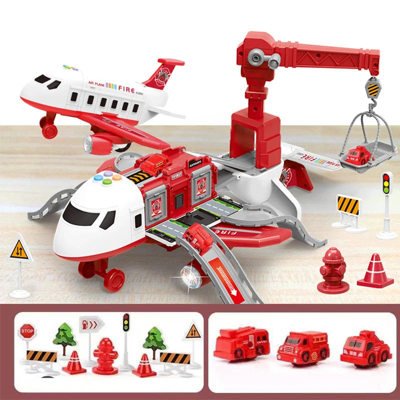 Inertia Track Large Passenger Plane for Children's Gift