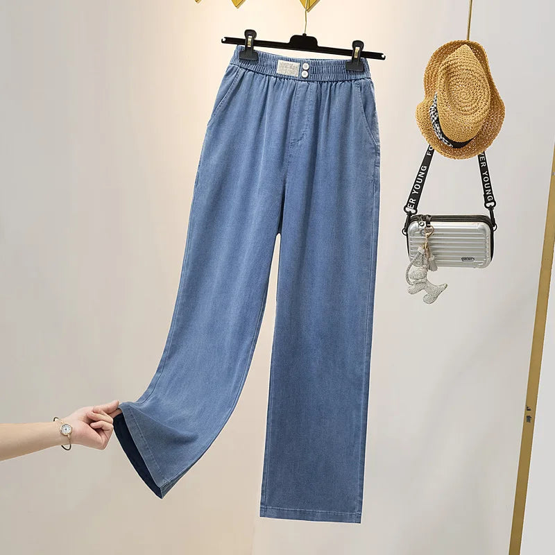 Women's High Waist Wide Leg Pants, Stylish and Comfortable