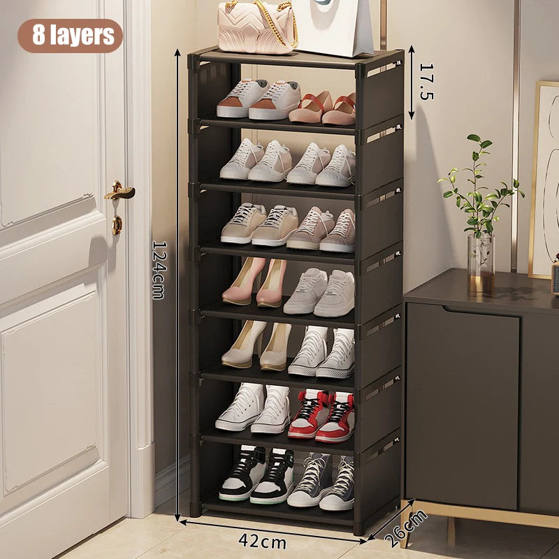 Multi-Layer Shoe Rack Organizer – Adjustable Stackable Space-Saving Shelf