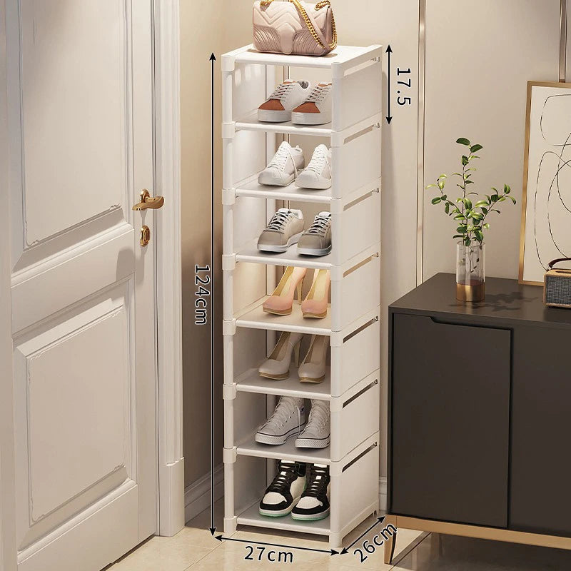 Multi-Layer Shoe Rack Organizer – Adjustable Stackable Space-Saving Shelf