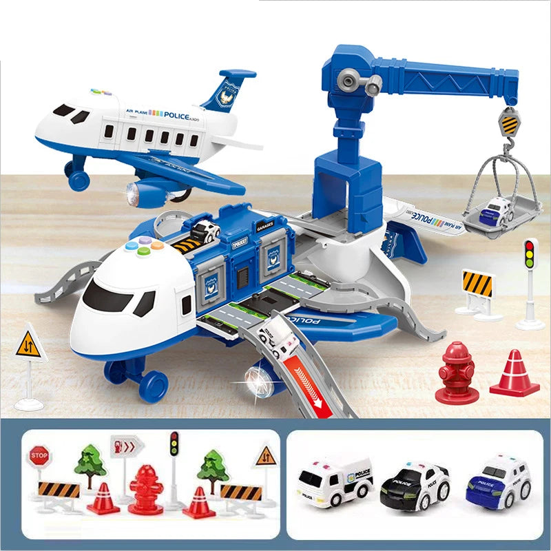 Inertia Track Large Passenger Plane for Children's Gift