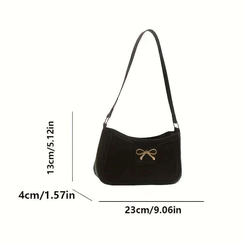 Small and Elegant Square Bow Shoulder Bag