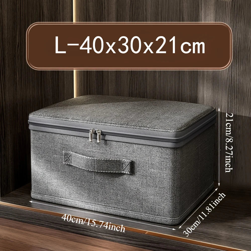 Foldable Fabric Storage Box – Multi-Purpose Closet & Home Organizer