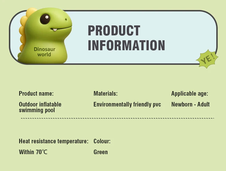 PVC Children's Inflatable Swimming Pool