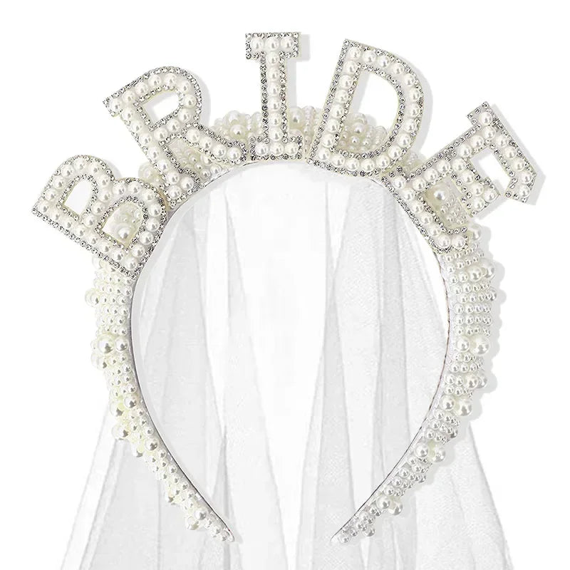 Pearl Crown for Bride's Bachelorette Party