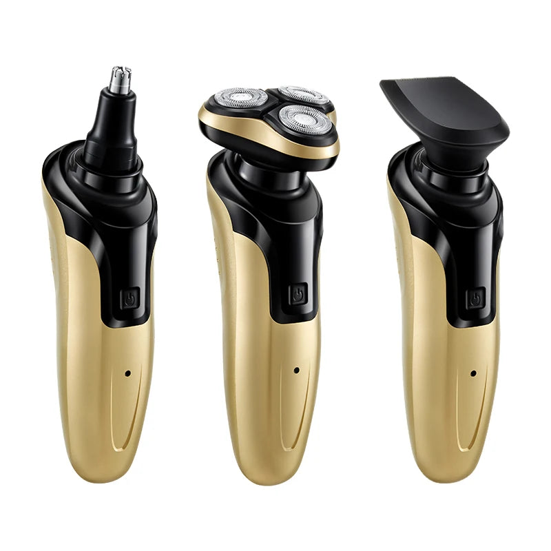 3-in-1 Rechargeable Portable Electric Shaver for Men