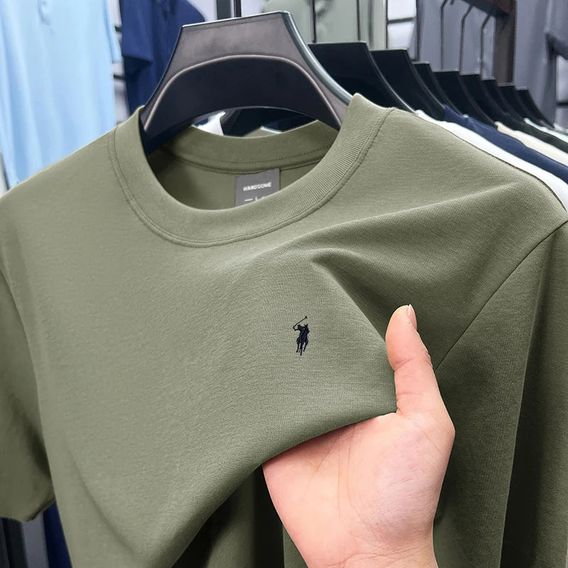 Men’s High-End Silky Cotton T-Shirt