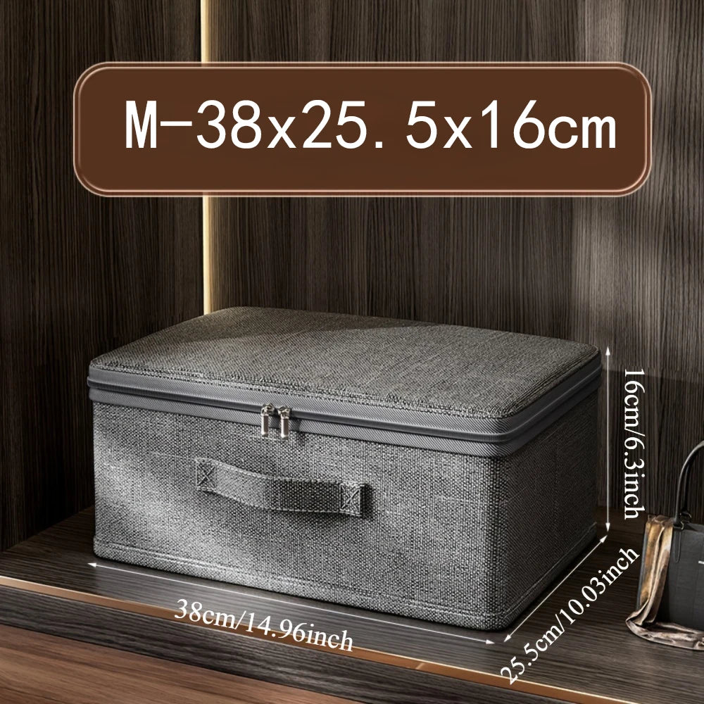 Foldable Fabric Storage Box – Multi-Purpose Closet & Home Organizer