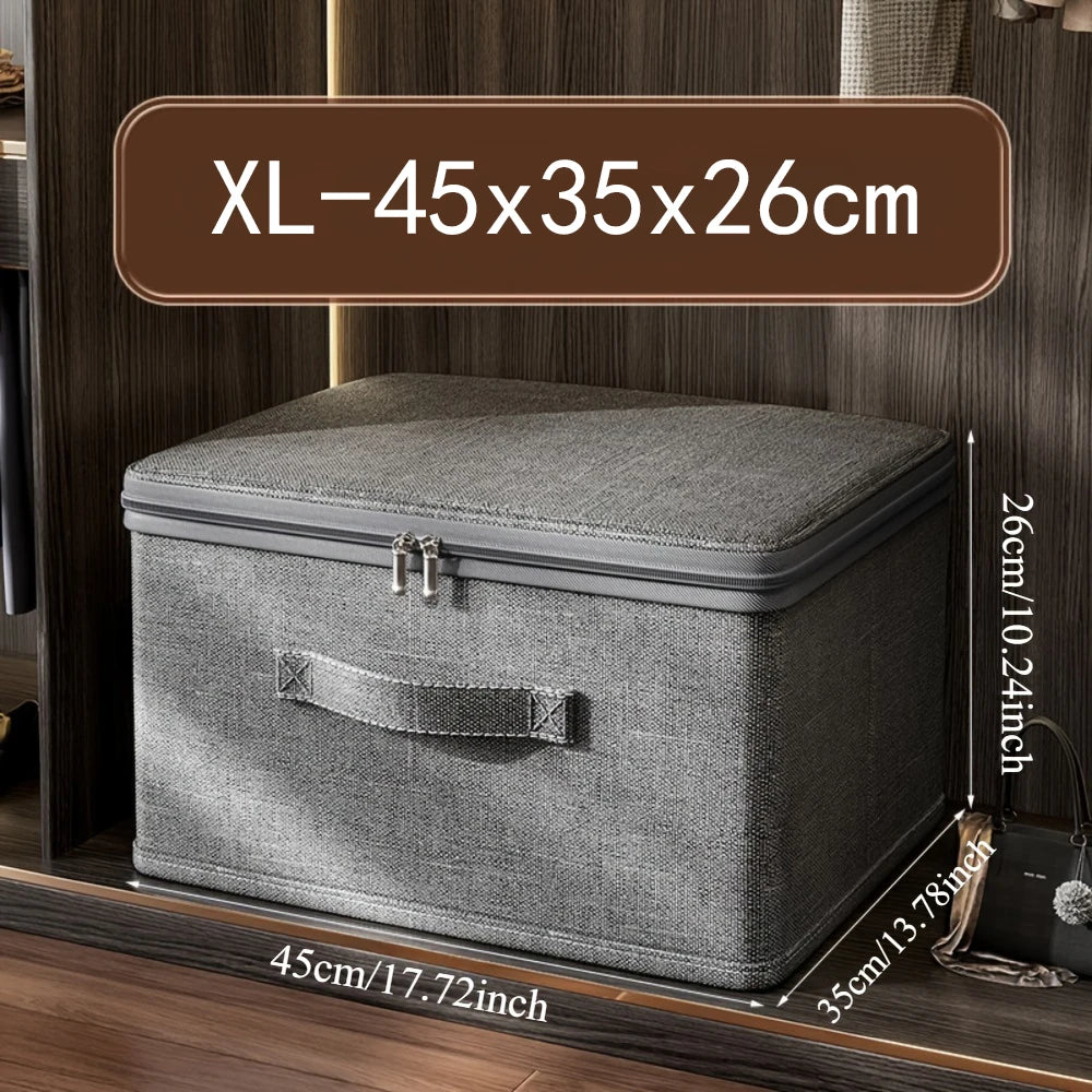 Foldable Fabric Storage Box – Multi-Purpose Closet & Home Organizer
