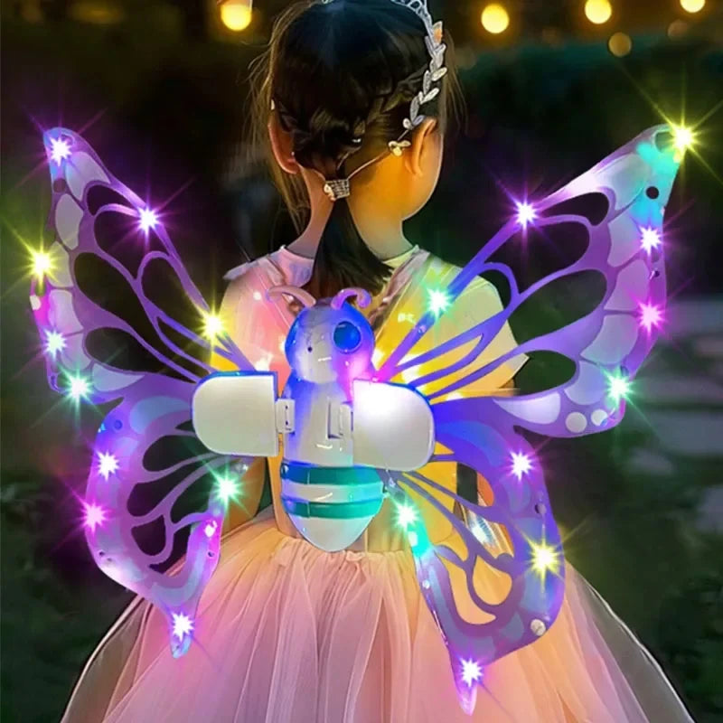 Electric butterfly wings, light fairy wings for kids