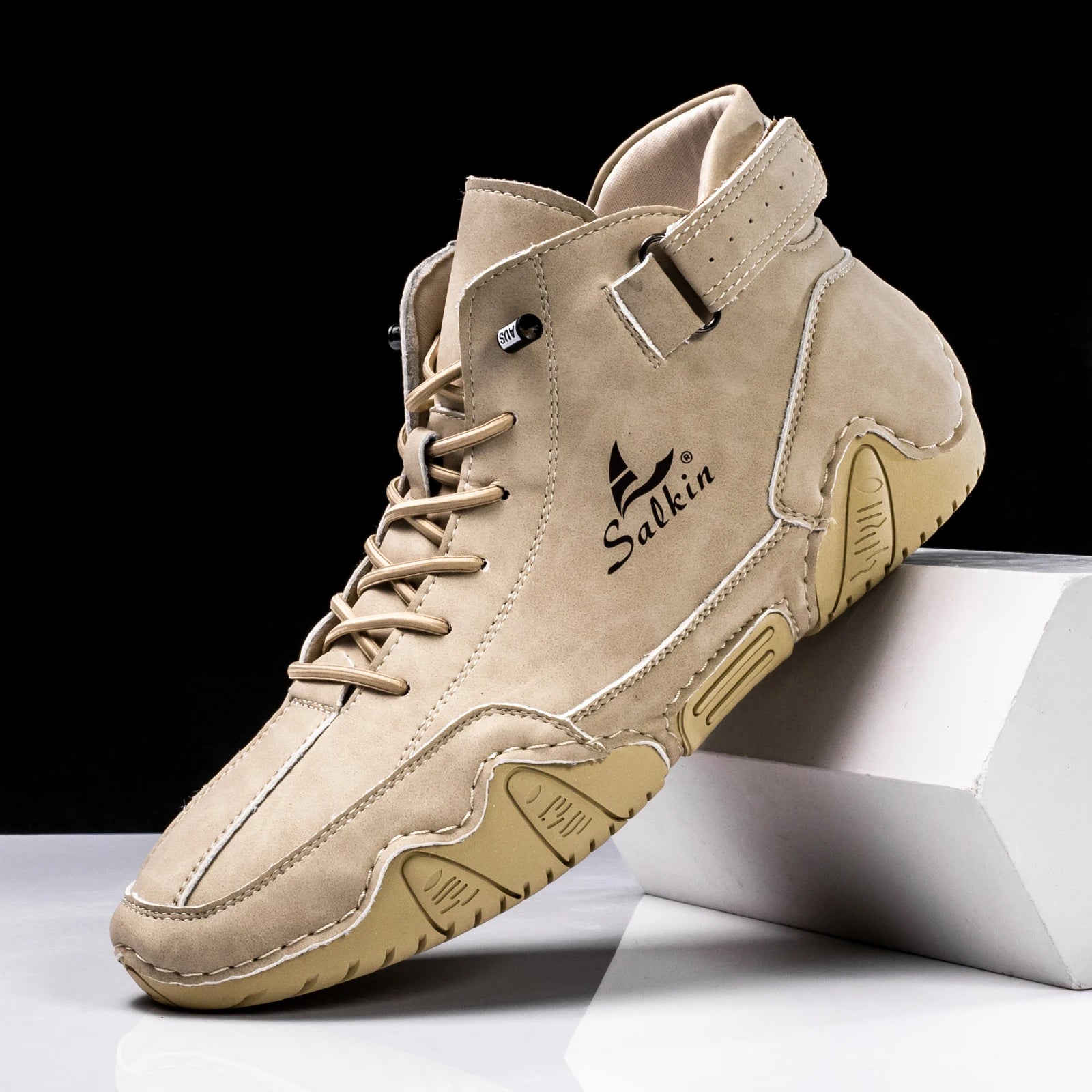 Men's Everest Combat Boot in High-Quality Leather