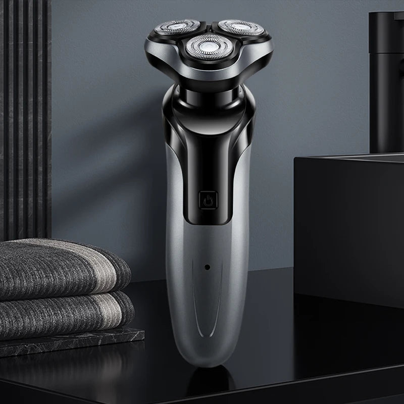 3-in-1 Rechargeable Portable Electric Shaver for Men