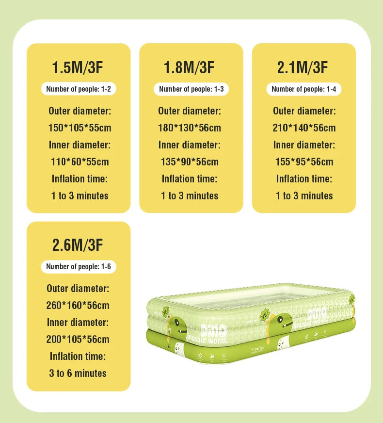 PVC Children's Inflatable Swimming Pool