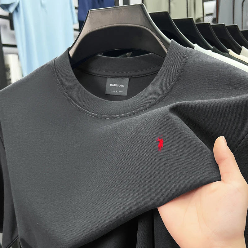 Men’s High-End Silky Cotton T-Shirt