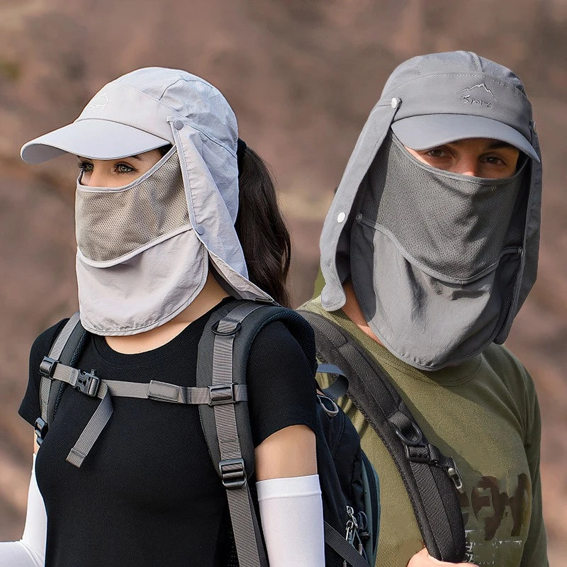 Multifunctional Summer Anti-UV Sunscreen Hat with Neck Protection