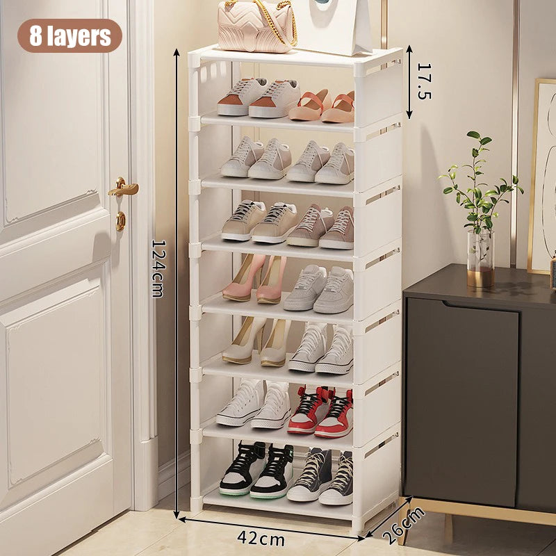 Multi-Layer Shoe Rack Organizer – Adjustable Stackable Space-Saving Shelf