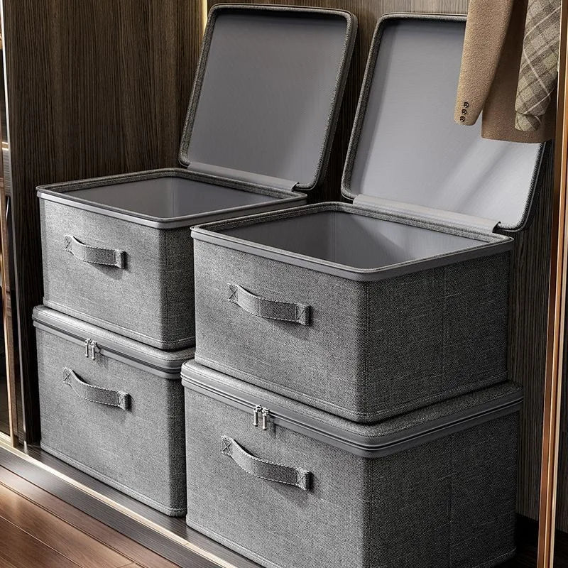 Foldable Fabric Storage Box – Multi-Purpose Closet & Home Organizer