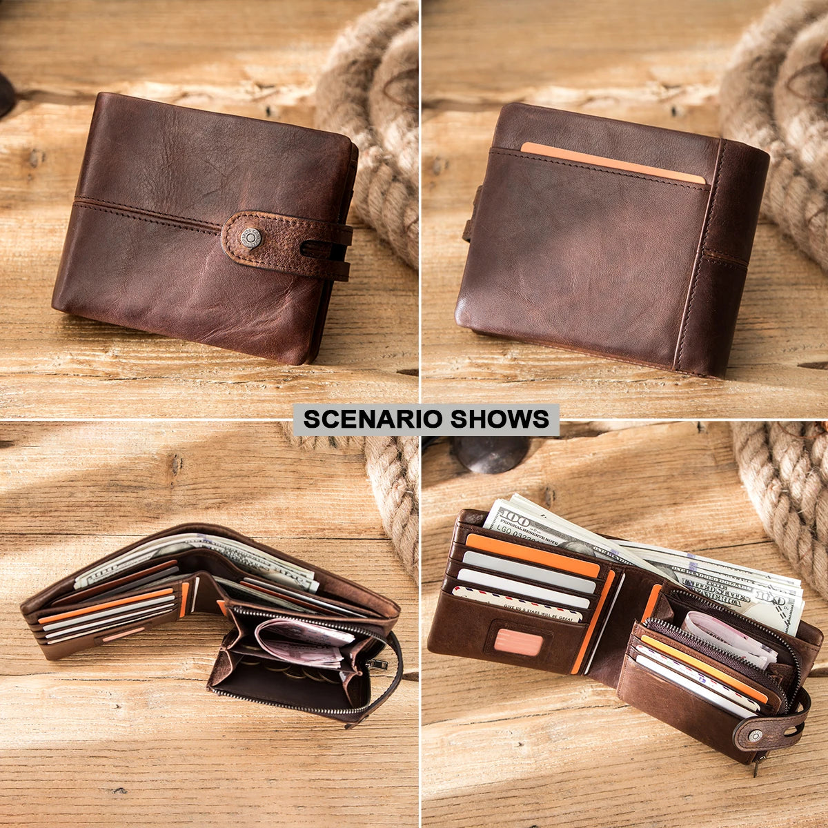 Men's Highly Durable Leather Wallet
