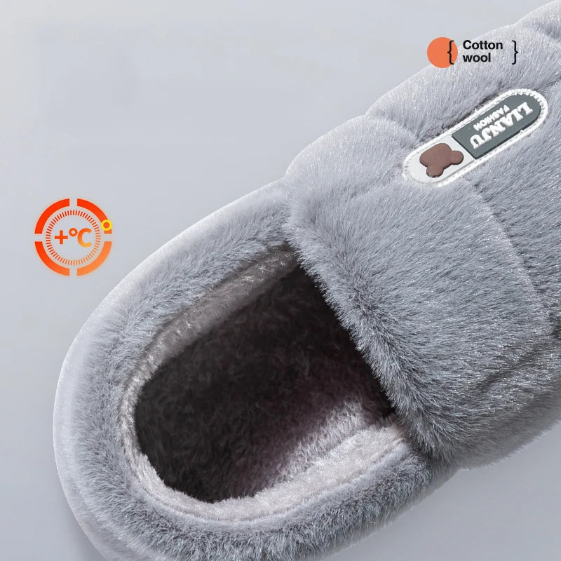 Women's Winter Slippers Warm Thick Sole Warm Non-Slip Plush