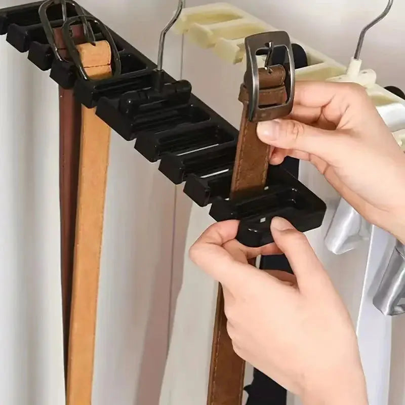 Rotating Tie & Belt Hanger – Multifunctional Closet Organizer Rack
