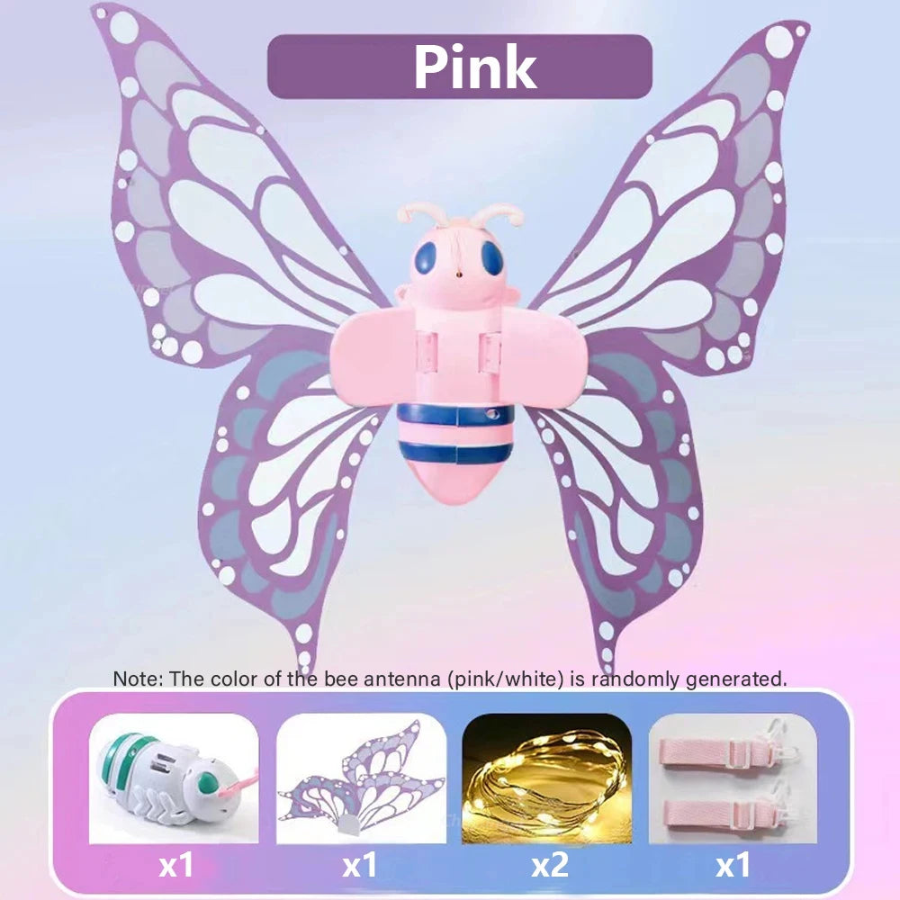 Electric butterfly wings, light fairy wings for kids