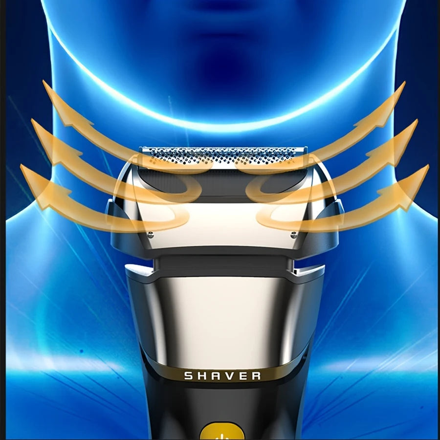 Rechargeable Aluminum Men's Electric Shaver