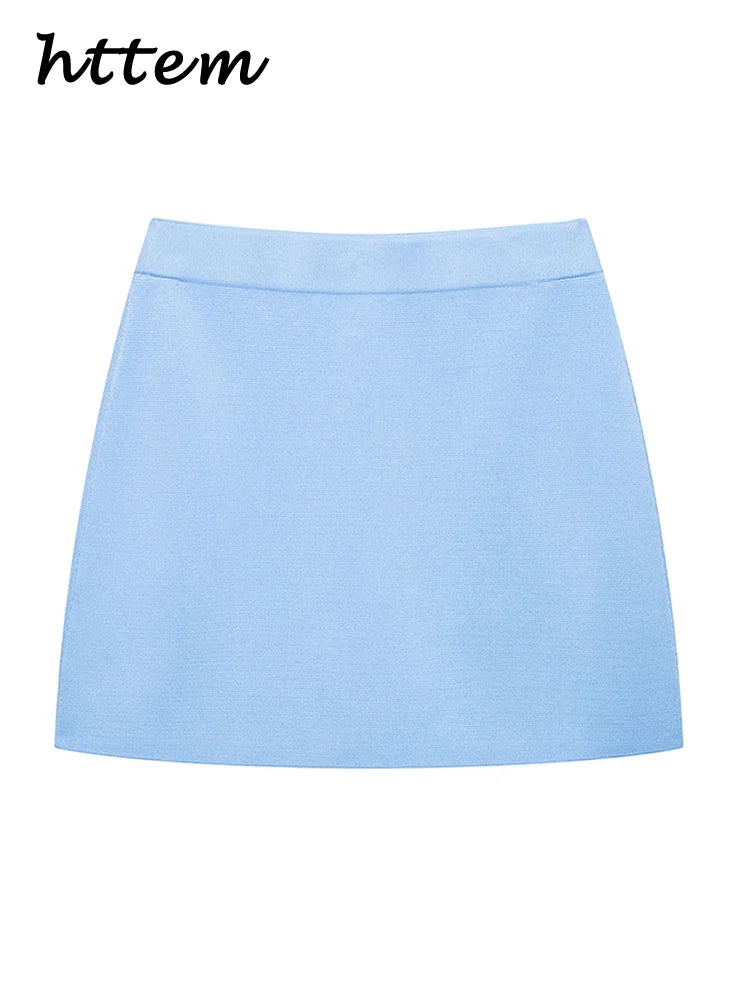 Elegant Knitted Top and Skirt Set Trend 2026