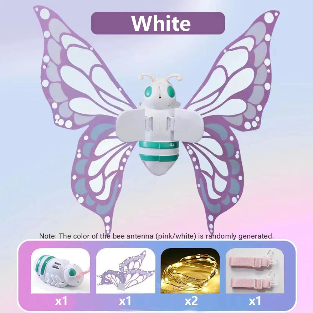Electric butterfly wings, light fairy wings for kids