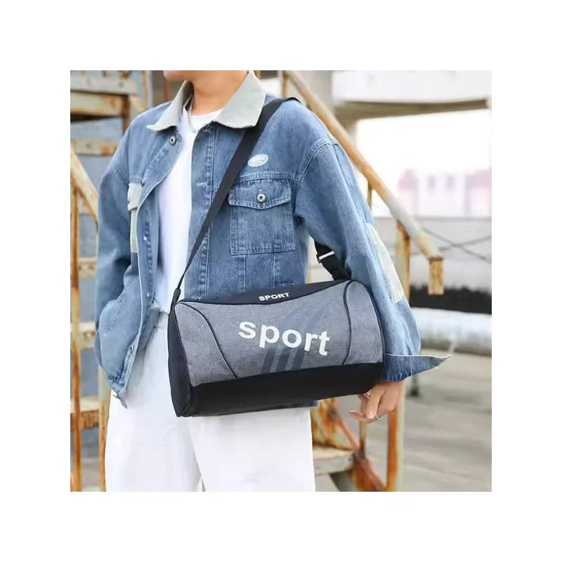 Men’s Gym & Travel Bag – Outdoor Crossbody Shoulder Duffel Sports Bag