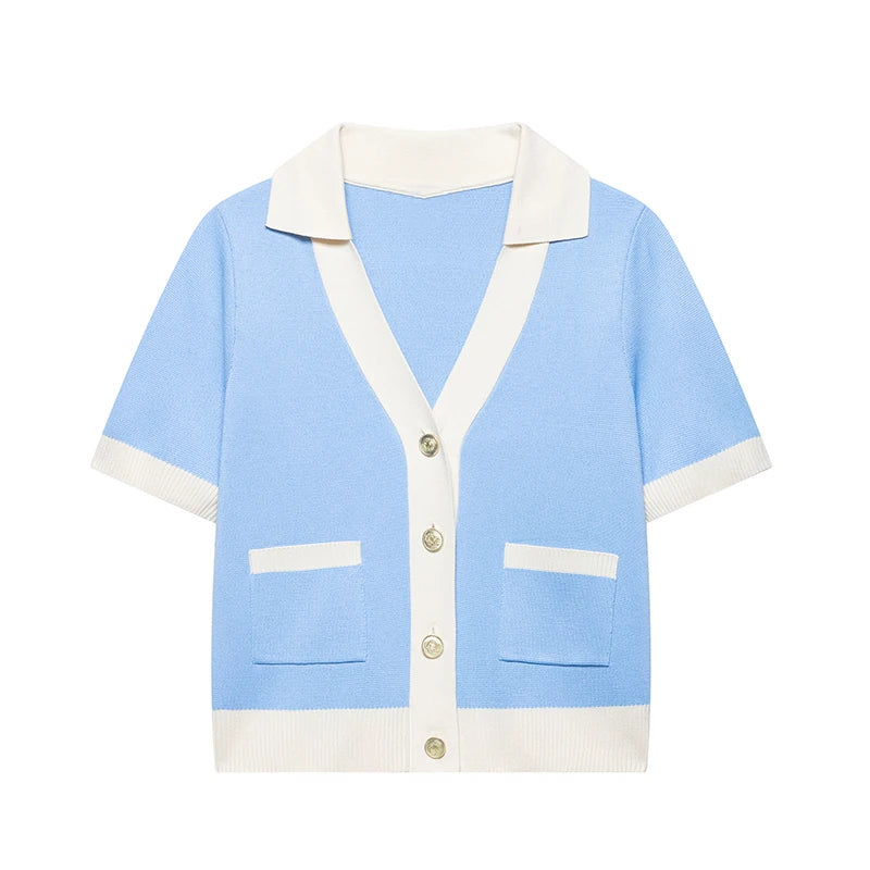 Elegant Knitted Top and Skirt Set Trend 2026